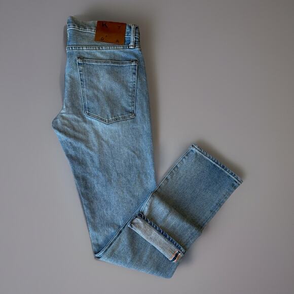 KATO Other - Hiroshi Kato Selvedge Jeans 31 Blue Pen Slim Streeatwear Japan Denim